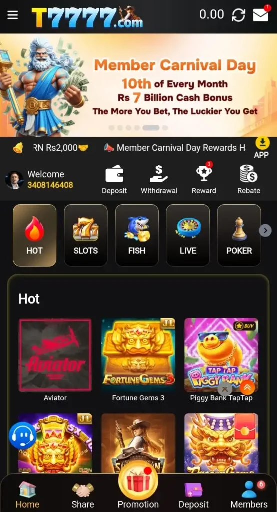 T7777 Game