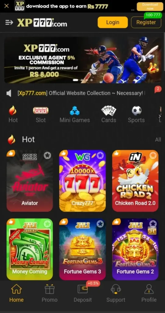 XP777 Game